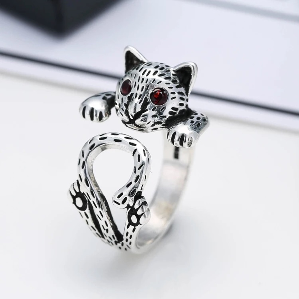 Restocked - Cat Ring & Mouse Ring - Picture 1 of 10